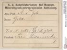 Etiketten zu Gold (NHMW-MIN-Ai706)